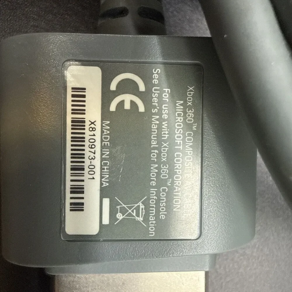 xbox 360 composite av cable oem